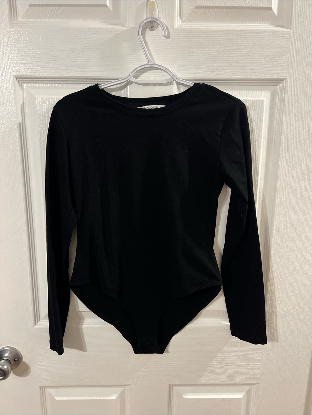 Classic Black Long-Sleeve Bodysuit